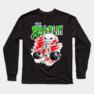 17 The Dead Lift Skeleton Long Sleeve T-Shirt